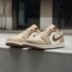 1029 -  Giày Nike Air Jordan 1 Low Premium Tan Brown HF5753 221 [HÀNG CHÍNH HÃNG]