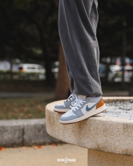 859 -  Giày Nike Air Jordan 1 Low GS Denim Swoosh FZ5046 041 [HÀNG CHÍNH HÃNG]