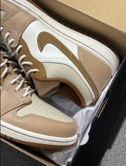 1029 -  Giày Nike Air Jordan 1 Low Premium Tan Brown HF5753 221 [HÀNG CHÍNH HÃNG]