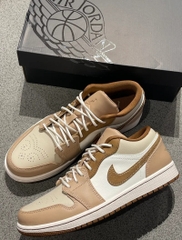 1029 -  Giày Nike Air Jordan 1 Low Premium Tan Brown HF5753 221 [HÀNG CHÍNH HÃNG]