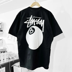 1387 - Áo Stussy 8 Ball Tea Pigment Dyed Đen 1904864 [HÀNG CHÍNH HÃNG]