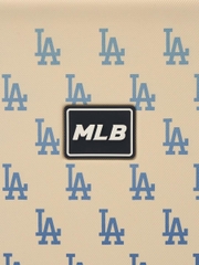 1008 -  Vali MLB LA Classic Monogram Monative - Size Cabin 22 Xách Tay - Beige Kem - Code 3AHH0014N 07CRS [HÀNG CHÍNH HÃNG]