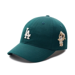 393 -  Nón MLB Unstructured Ball cap - Xanh Lá - LA Trắng Thỏ [HÀNG CHÍNH HÃNG]