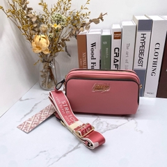 605 -  Túi Đeo Chéo Stretch Angels Panini Metal Logo Solid Bag Pink Màu Hồng SUMR01911-PK [HÀNG CHÍNH HÃNG]