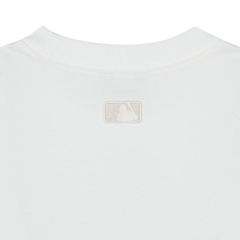 981 -  Áo MLB NY 2024 Basic Lettering Over Fit New York Yankees - White Trắng - Code 3ATSB2243 07WHS [HÀNG CHÍNH HÃNG]