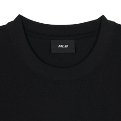 980 -  Áo MLB NY 2024 Basic Lettering Over Fit New York Yankees - Black Đen - Code 3ATSB2243 50BKS [HÀNG CHÍNH HÃNG]