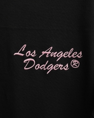 2573 - Áo New Era Los Angeles Xù Chữ Đỏ Đỏ Đen [HÀNG CHÍNH HÃNG]