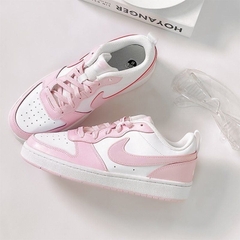 376 -  Giày Nike Court Borough Low Recaft (GS) - Hồng Pinky - Code DV5456-105 [HÀNG CHÍNH HÃNG]