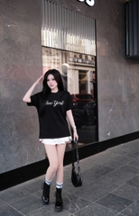 2164 - Áo New Era NY Brocade Đen [HÀNG CHÍNH HÃNG]