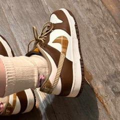 788 -  Giày Nike Dunk Low GS Plaid Brown Autumn - Code FV3653-191 [HÀNG CHÍNH HÃNG]
