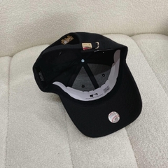 1005 -  Nón MLB Metal Logo Structured New York Yankees Black Gold - Code 32CPIG111 50L [HÀNG CHÍNH HÃNG]