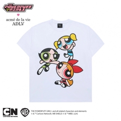 1035 -  Áo ADLV The Powerpuff Girls X Acmedelavie Big Printing Artwork - Trắng - Code ADLV 24SS SSBAPG WHT [HÀNG CHÍNH HÃNG]