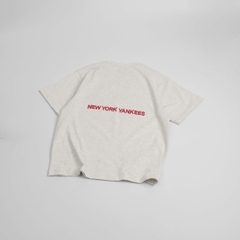 2197 - Áo New Era New York Yankees Xám Chữ Đỏ [HÀNG CHÍNH HÃNG]