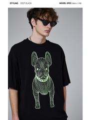 841 -  Áo Life Work Logo Radoc Signature - Deep Black - Code LW225TS990 [HÀNG CHÍNH HÃNG]