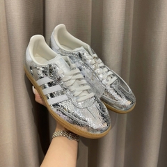 1770 - Giày Adidas Samba OG Silver Metallic Cracked JR0035 [HÀNG CHÍNH HÃNG]