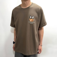 2193 - Áo ADLV Fuzzy Font Rabbit Bear Doll Caco Acmé de la vie ADLV-24SS-SSLRBR-CCA [HÀNG CHÍNH HÃNG]