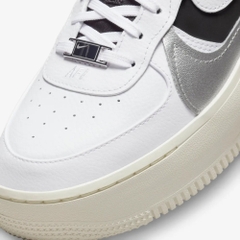 800 -  Giày Nike Air Force 1 PLT.AF.ORM Metallic Silver Black DX3199 100 [HÀNG CHÍNH HÃNG]