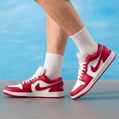 2607 - Giày Nike Air Jordan 1 Low 'Red White' 553558-166 [HÀNG CHÍNH HÃNG]