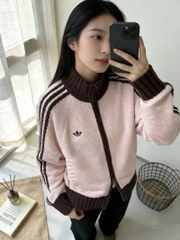 2127 - Áo Adidas Originals Knit Track Top Hồng Dâu KV8867 [HÀNG CHÍNH HÃNG]