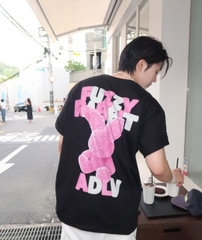 2113 - Áo ADLV Fuzzy Font Rabbit Đen Acmé de la vie ADLV-24SS-SSAFFR-BLK [HÀNG CHÍNH HÃNG]