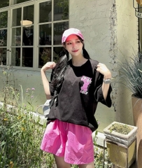 2113 - Áo ADLV Fuzzy Font Rabbit Đen Acmé de la vie ADLV-24SS-SSAFFR-BLK [HÀNG CHÍNH HÃNG]