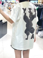 2114 - Áo ADLV Fuzzy Font Rabbit Trắng Kem Acmé de la vie ADLV-24SS-SSAFFR-CRM [HÀNG CHÍNH HÃNG]