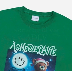 1996 - Áo ADLV Santa Bear Christmast Noel Xanh 24FW-TP-SS-AW-SRB-GRN Acmé de la vie [HÀNG CHÍNH HÃNG]