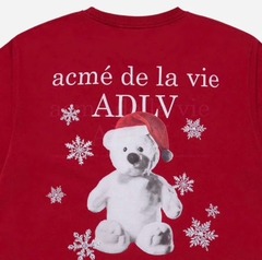 1980- Áo ADLV Snow Bear Christmast Noel Đỏ 24FW-TP-SS-AW-SNB-DRD Acmé de la vie [HÀNG CHÍNH HÃNG]