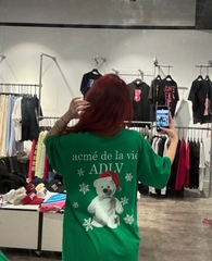 1981 - Áo ADLV Snow Bear Christmast Noel Xanh 24FW-TP-SS-AW-SNB-GRN Acmé de la vie [HÀNG CHÍNH HÃNG]