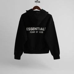 2040 - Áo Hoodie Zip FOG Essentials Đen [HÀNG CHÍNH HÃNG]
