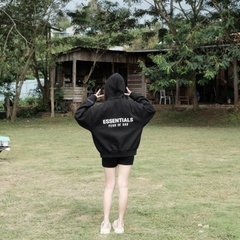 2040 - Áo Hoodie Zip FOG Essentials Đen [HÀNG CHÍNH HÃNG]