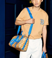 542 -  Áo MLB Big B Boston Monotive Overfit - Nâu - Big B Monogram - Code 3ATSM3033N-50BKS [HÀNG CHÍNH HÃNG]