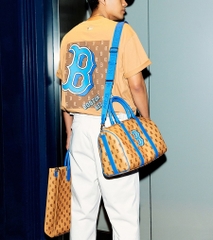 542 -  Áo MLB Big B Boston Monotive Overfit - Nâu - Big B Monogram - Code 3ATSM3033N-50BKS [HÀNG CHÍNH HÃNG]
