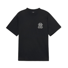 540 -  Áo MLB NY Paisley Logo - NY Hoa Xanh - Đen - Code 3ATSI0333-50BKS [HÀNG CHÍNH HÃNG]