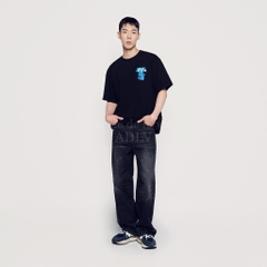 2087 - Áo ADLV Fuzzy Font Dragon Đen Acmé de la vie ADLV-24SS-SSAFFD-BLK [HÀNG CHÍNH HÃNG]