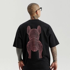 1743 -  Áo Life Work Life Big Logo Basic Black Red LWBLBR [HÀNG CHÍNH HÃNG]