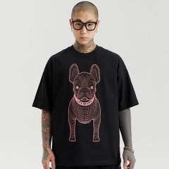 1743 -  Áo Life Work Life Big Logo Basic Black Red LWBLBR [HÀNG CHÍNH HÃNG]