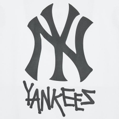 637 -  Áo MLB NY Hand Drawing Yankess - Trắng - Code 3ATSB1843 50WHS [HÀNG CHÍNH HÃNG]