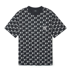 643 -  Áo MLB NY Classic Monogram 2024 - Đen - Code 3ATSM0843 50BKS [HÀNG CHÍNH HÃNG]