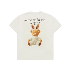 2195 - Áo ADLV Fuzzy Font Rabbit Bear Doll Cream Acmé de la vie ADLV-24SS-SSLRBR-CRM [HÀNG CHÍNH HÃNG]