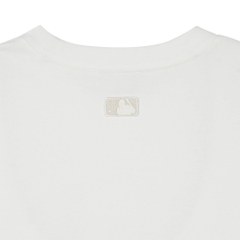 1023 -  Áo MLB Heart Small Logo New York Yankees Ivory - Trái Tim Trắng - Code 3ATSH0143 50IVS [HÀNG CHÍNH HÃNG]