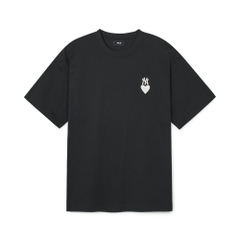 1024 -  Áo MLB Heart Small Logo New York Yankees Black - Trái Tim Đen - Code 3ATSH0143 50BKS [HÀNG CHÍNH HÃNG]