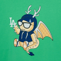 539 -  Áo MLB NY New Year Dragon - Tết 2024 Collection - Xanh Lá - Code 3ATSQ014-07GNL [HÀNG CHÍNH HÃNG]