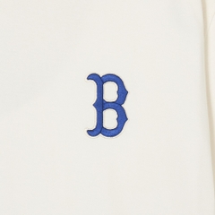 1055 -  Áo MLB Classic Monogram Big Lux Boston Red Sox Cream - Trắng Kem - Code 3ATSM0343 43CRS [HÀNG CHÍNH HÃNG]