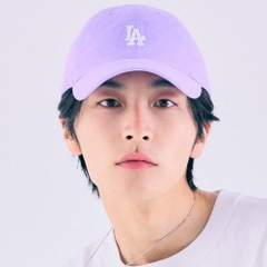 431 -  Nón MLB Unstructured Ball cap - Tím - LA Trắng Nhỏ [HÀNG CHÍNH HÃNG]