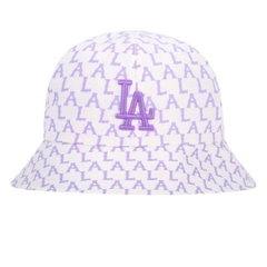 1069 -  Nón MLB LA Bucket Monogram Pastel Dome Hat LA Dodgers - Code 32CPHA111 07V [HÀNG CHÍNH HÃNG]