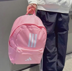 1950 - Balo Adidas Classic Back-to-School 3-Stripes Backpack Pink IS7046 [HÀNG CHÍNH HÃNG]