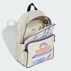 1909 - Balo Adidas Originals Classic Sponsors Cream Cobalt Blue JN6999 [HÀNG CHÍNH HÃNG]