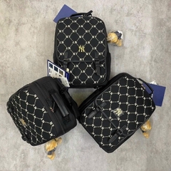 2698 - Balo MLB Diamond Monogram Jacquard Cute Bear New York Yankees Black 7ABKMD24N-50BKS [HÀNG CHÍNH HÃNG]