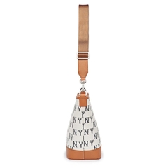 1161 - Túi Bucket Đeo Chéo MLB Big Classic Monogram Jacquard New Bucket Bag New York Yankees 3ABML023N-50CRS [HÀNG CHÍNH HÃNG]